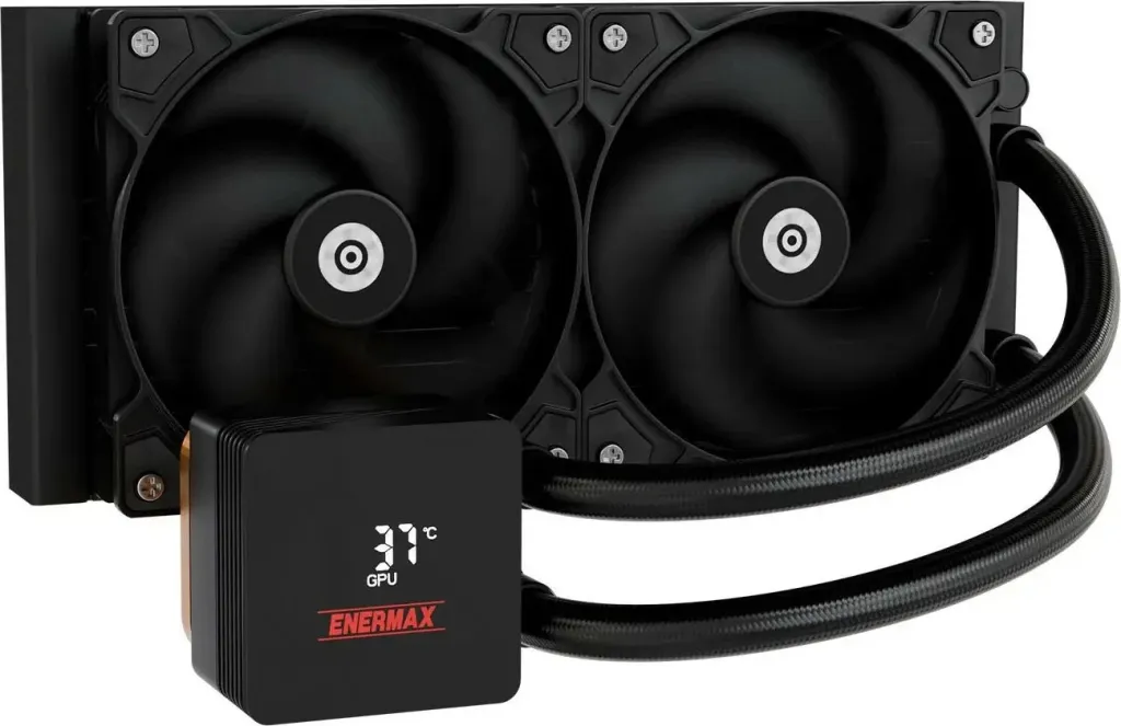 Kasë uji Enermax LIQMAX IV 240mm, AM5/LGA1851, e zezë - 1