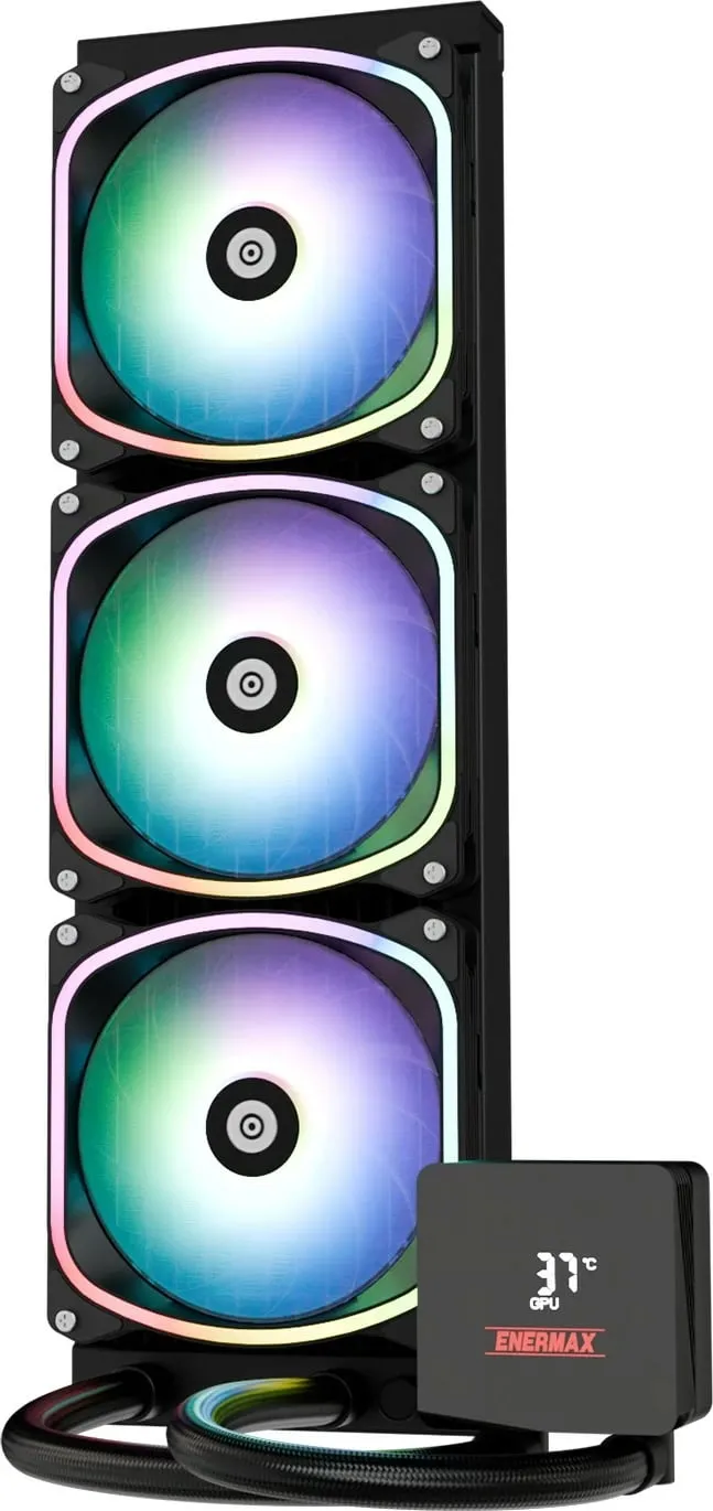 Ftohës uji Enermax Aquafusion II 360mm ARGB, i zi - 2