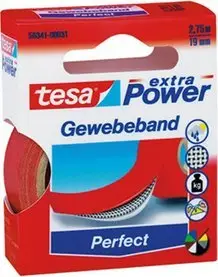 Shirit ngjitës pëlhure Tesa Extra Power Perfect, 2.75 m, 19 mm, i verdhë