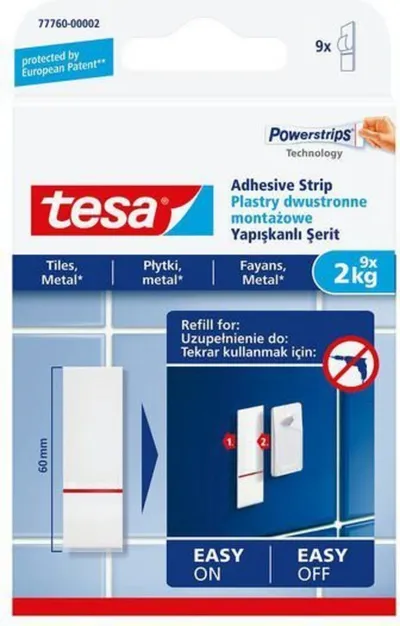Shirita montimi vetëngjitës Tesa (H7776002), 9 copë - 4