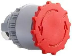 Buton kontrolli Spamel Mushroom (SP22-B), i kuq