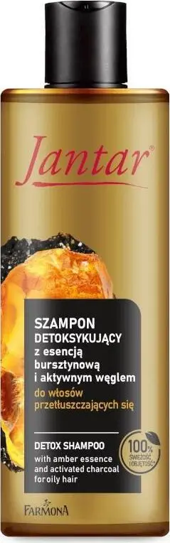 Shampo flokësh Farmona Jantar Amber Essence, detoksifikuese, për flokë të yndyrshëm, 300ml