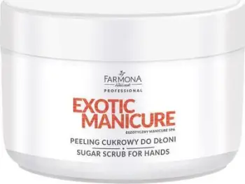 Peeling sheqeri për duar Farmona Professional Exotic Manicure për femra 300g
