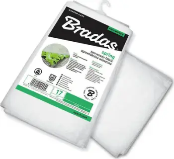 Mbulesë agrotekstil Bradas AWW1716005, 17g, 1.6x5m, e bardhë