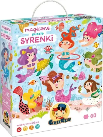 Puzzle magjik CzuCzu Mermaids, 60 pjesë, shumëngjyrësh