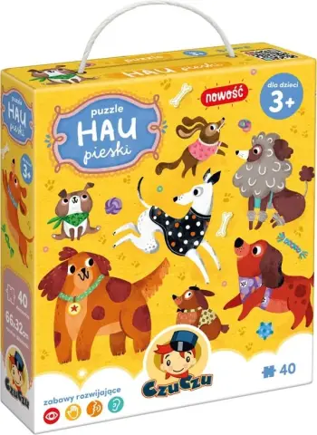 Puzzle Czuczu Hau Doggies, 40 pjesë, për fëmijë 3+, shumëngjyrësh
