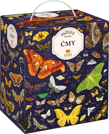 Puzzle Czuczu Puzzlove Moths, 1000 copa, 48 x 68 cm, shumengjyrësh