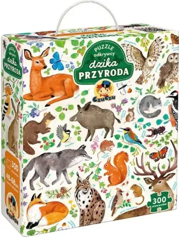 Puzzle edukativ Czuczu Discovery Animal World, 300 pjesë, shumëngjyrësh