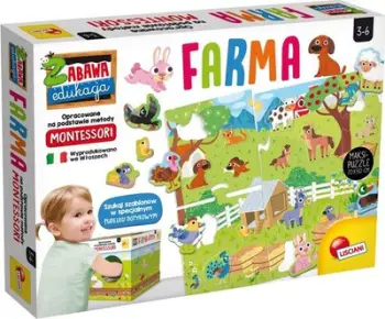 Puzzle Czuczu Montessori Maxi My farm