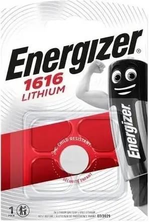 Bateri Energizer CR1616, e argjendtë