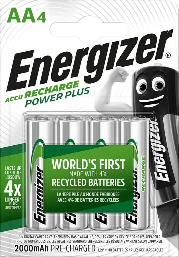 Bateri e rikarikueshme Energizer Power Plus, AA HR6/4, 2000 mAh - 1