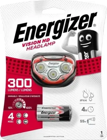 Dritë Koke Energizer Vision HD, 300 Lumens