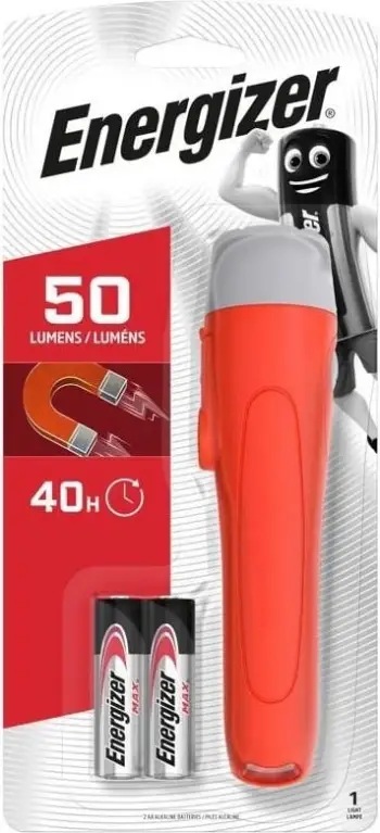 Dritë dore Energizer Magnet LED, 2AA, e kuqe