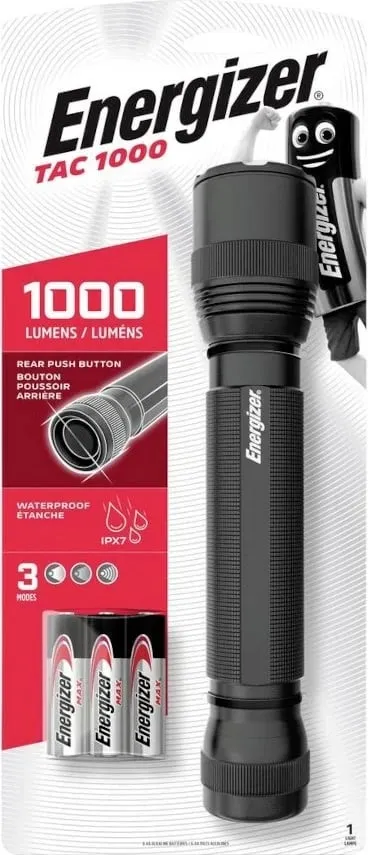 Dritë dore Energizer Tac 1000, 1000 lm, Alumini - 1