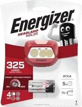 Fener koke Energizer HDL20, 325 lumens, 3xAAA, i zi