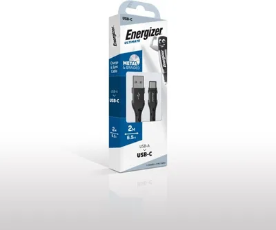 Kabllo USB Energizer C520CKBK, USB A në USB C, 2 m, e zezë - 6