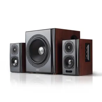 Altoparlantë Edifier S350DB 2.1 Bluetooth Speaker System – Dru / Zezë