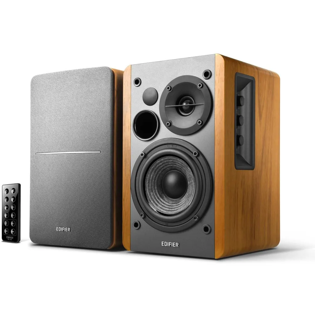 Altoparlantë Edifier Studio R1280DB 2.0 Bluetooth Speaker System – Dru / Zezë - 1