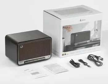 Sistem zëri portabël Edifier D32, 2.1 kanale, Bluetooth 5.3, 60W, Wi-Fi, druri/zezë