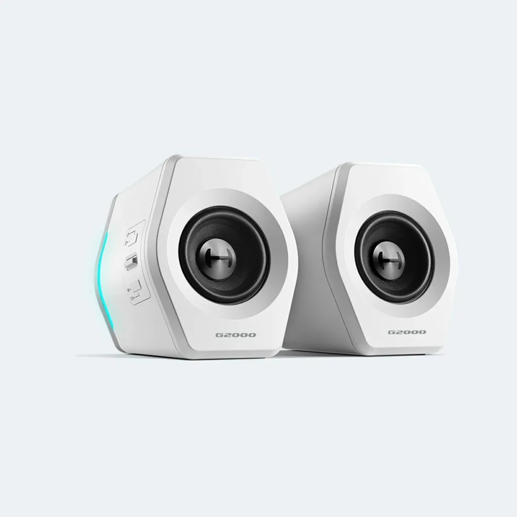 Boksa multimedia Edifier G2000, 32W, Bluetooth/AUX, për PC/Laptop, bardhë - 1
