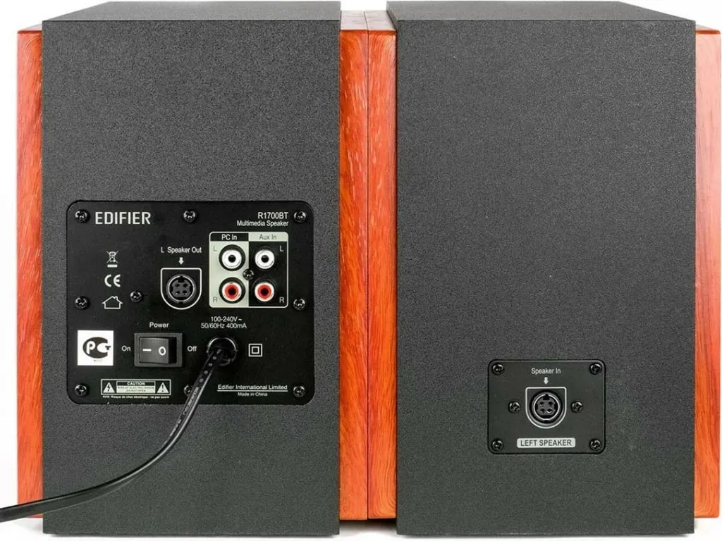 Boks Edifier R1700BT, Wired & Wireless, 6 Ω, Ngjyrë kafe - 2
