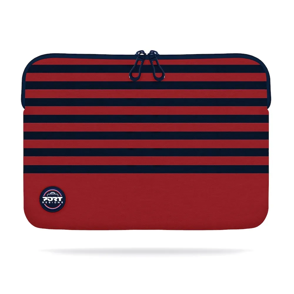 Këllëf mbrojtës për laptop Port Designs LA MARINIERE, 15.6", e kuqe - 1