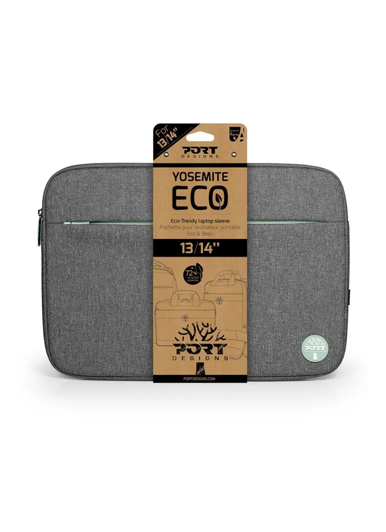 Këllëf mbrojtës për laptop Port Designs YOSEMITE Eco, 15.6", e hirtë - 5