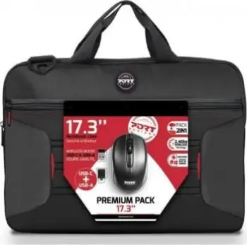 Çantë për laptop Port Designs PREMIUM PACK, 17.3", e zezë