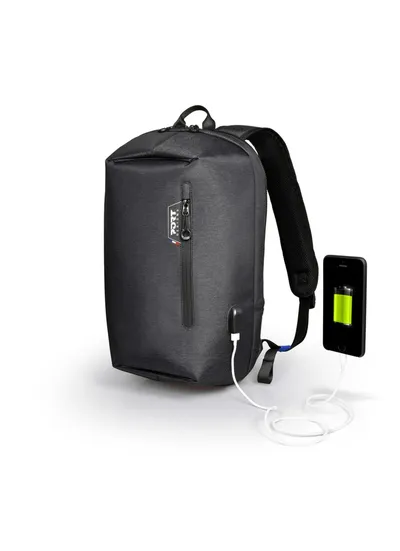 Çantë shpine për laptop Port Designs SAN FRANCISCO, 15.6", e zezë - 2