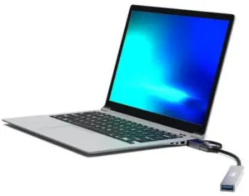 Hub USB Port Designs 900160, USB Type C në 4x USB A, 5 Gbps, argjendtë
