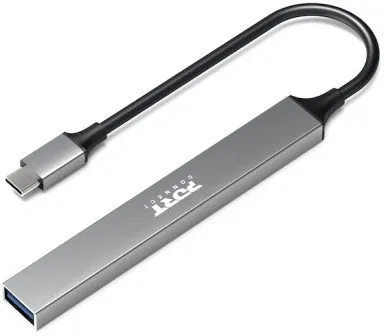 Hub USB C Port Designs 900163, 4 porta, 5 Gbps, argjendtë - 3