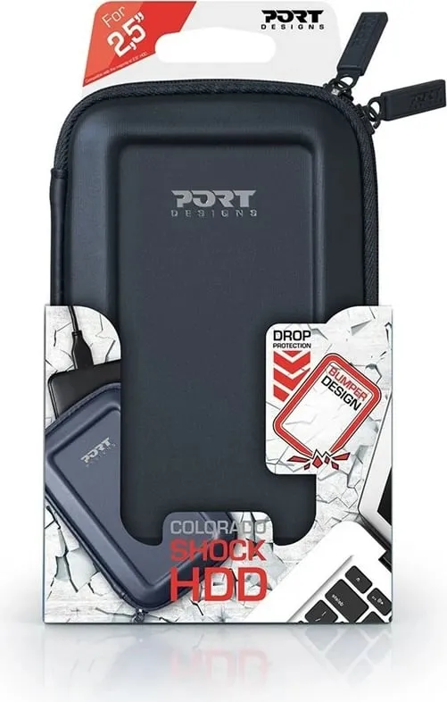 Kuti për disk SSD Port Designs, 2.5", e zezë - 3