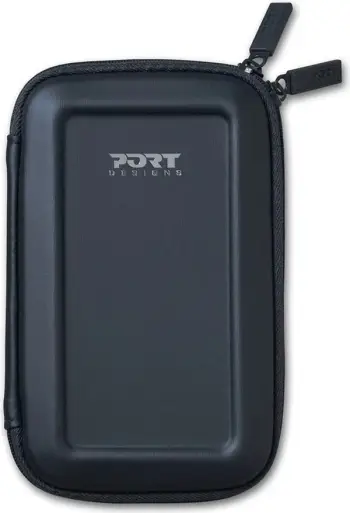 Kuti për disk SSD Port Designs, 2.5", e zezë
