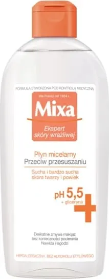 Lëng micelar për femra MIXA kundër thatësisë për lëkurë të thatë dhe shumë të thatë, 400ml - 1