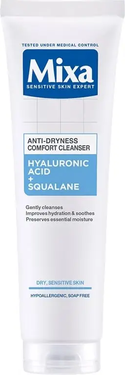 Xhel për lëkurë të thatë Mixa Anti-Dryness Cleansing Gel, 150 ml