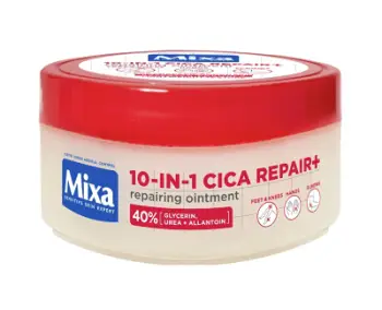 Krem riparues për lëkurë Mixa Cica Repair+ 10 in 1 Regenerating Ointment, 150 ml