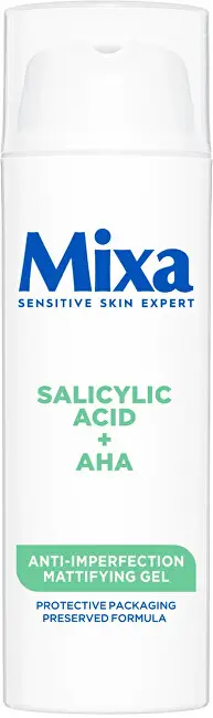 Xhel për lëkurë Mixa Anti-Imperfection, 50 ml
