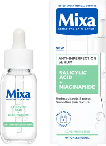 Serum kundër njollave Mixa Anti-Imperfection Serum, 30ml