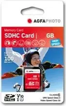 SDHC kartelë AgfaPhoto 16GB, Class 10, 100MB/s, e zezë