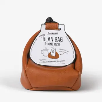 Bookaroo Little Bean Bag Phone Rest Brown