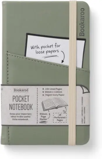 Bookaroo Pocket Notebook (a6) Journal Fern