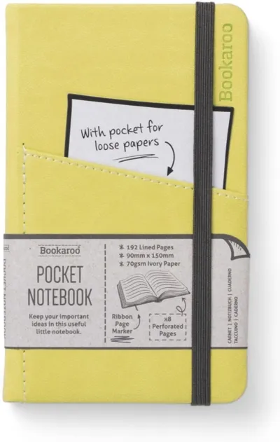 Bookaroo Pocket Notebook (a6) Journal Lime - 1