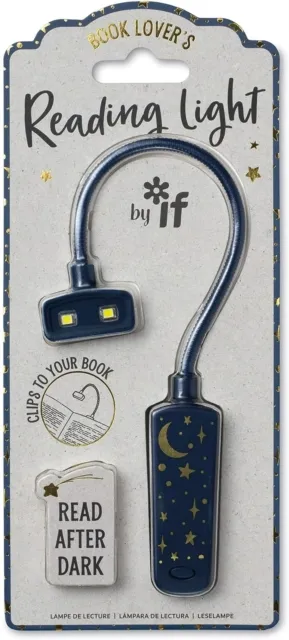 Book Lovers Reading Light Moon & Stars - If Cardboard Creations Ltd - 1