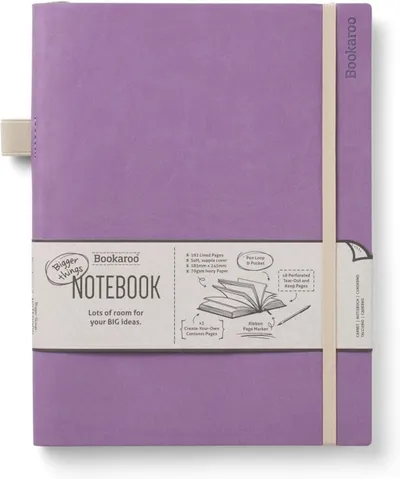 Bookaroo Bigger Things Notebook Journal Aubergine - 1