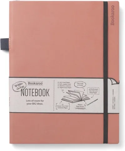 Bookaroo Bigger Things Notebook Journal Blush - If Cardboard Creations Ltd - 1