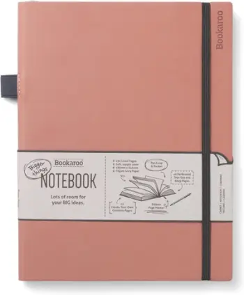 Bookaroo Bigger Things Notebook Journal Blush - If Cardboard Creations Ltd