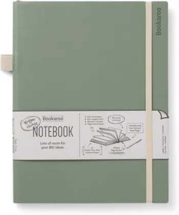 Bookaroo Bigger Things Notebook Journal Fern