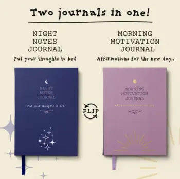 Journals For Life Night Notes / Morning Motivation Journal - If Cardboard Creations Ltd