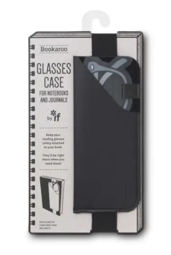 Bookaroo Glasses Case Black - If Cardboard Creations Ltd