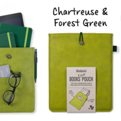 Bookaroo Books & Stuff Pouch Chartreuse - 1